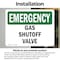 Signmission Gas Shutoff Valve, 5 in W x Rectangle, Vinyl Decal OS-2PACK-EM-D-35-L-10386 - alternate 6